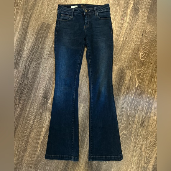 KUT from the Chrissy Flare Dark Blue Flare Jeans size 2 stretch - Picture 1 of 7